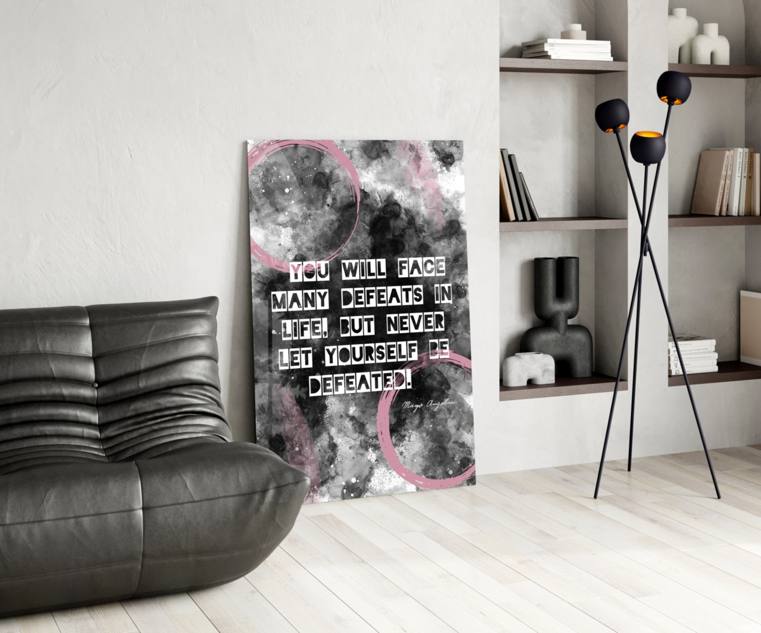 Insigneart USA Insigneart USA Angelou Words Glass Wall Art