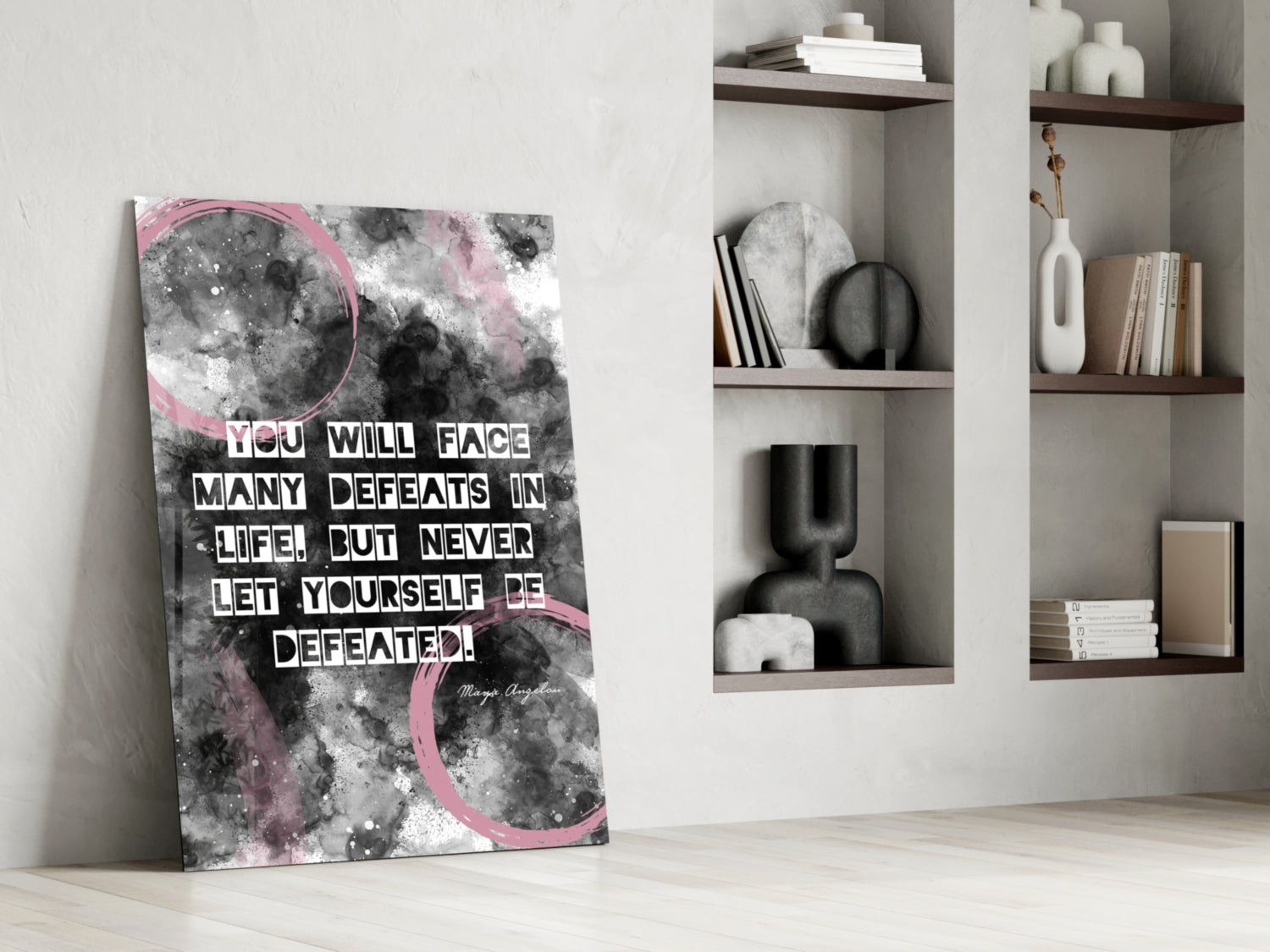 Insigneart USA Insigneart USA Angelou Words Glass Wall Art