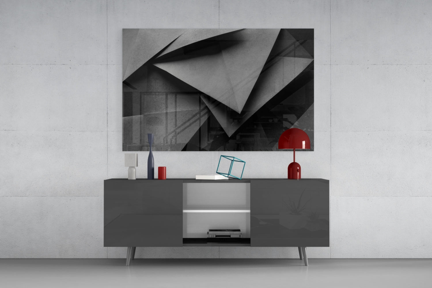 Insigneart USA Insigneart USA Cold Wall Glass Wall Art