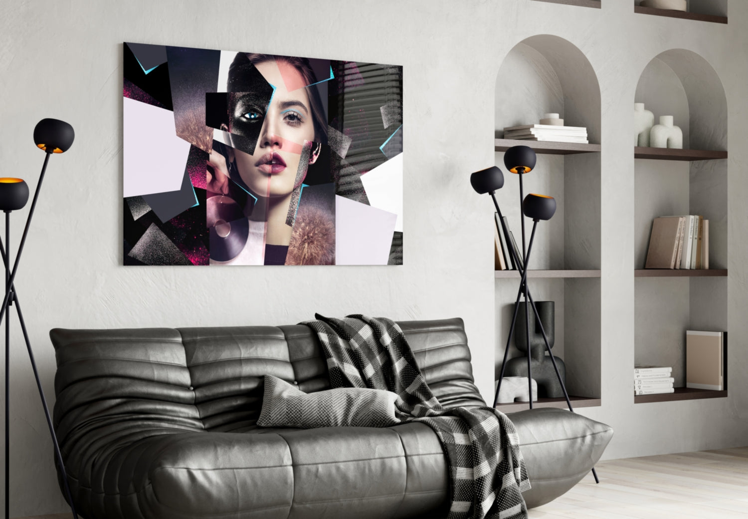 Insigneart USA Insigneart USA Effect Woman Glass Wall Art
