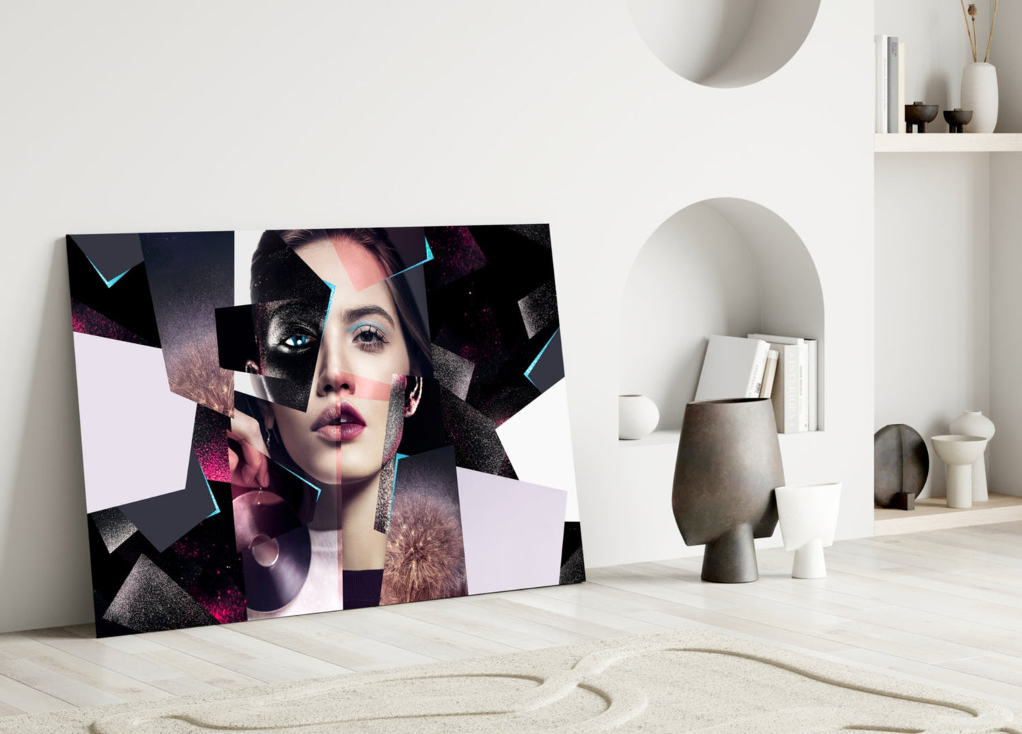 Insigneart USA Insigneart USA Effect Woman Glass Wall Art
