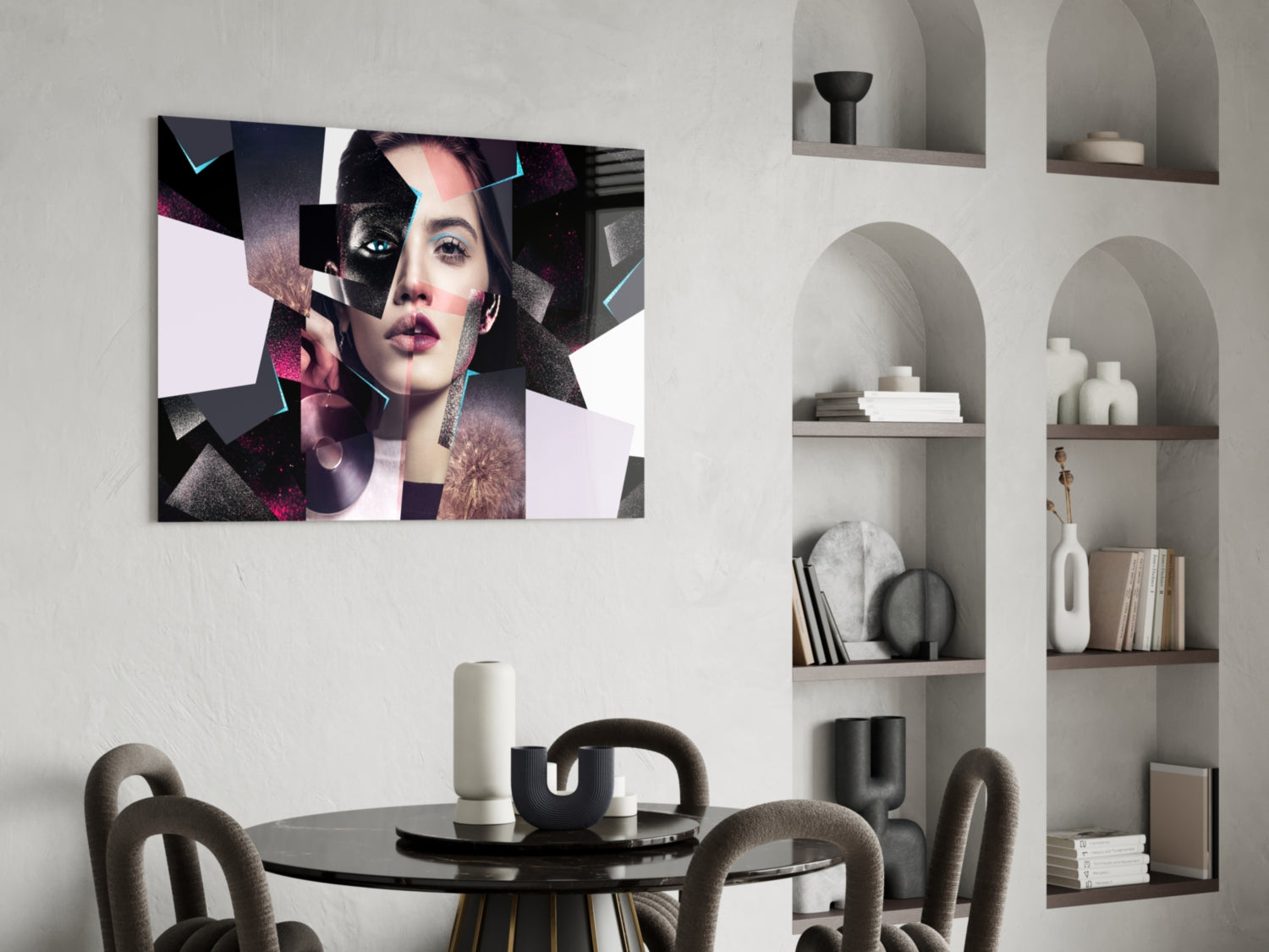 Insigneart USA Insigneart USA Effect Woman Glass Wall Art