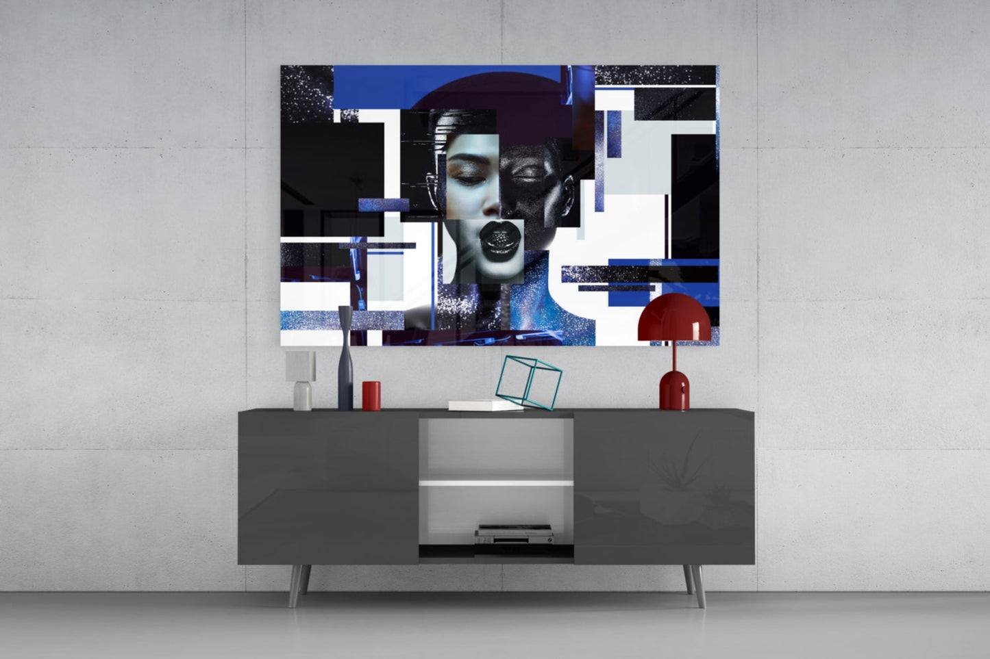 Insigneart USA Insigneart USA Effect Woman Glass Wall Art