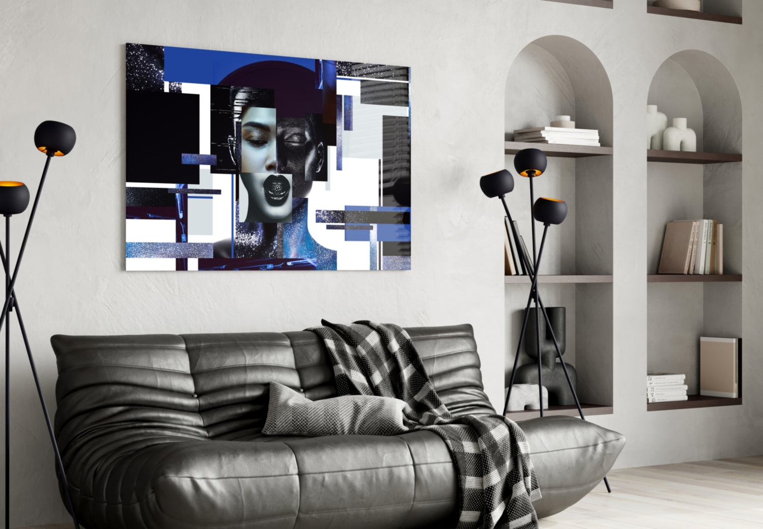 Insigneart USA Insigneart USA Effect Woman Glass Wall Art