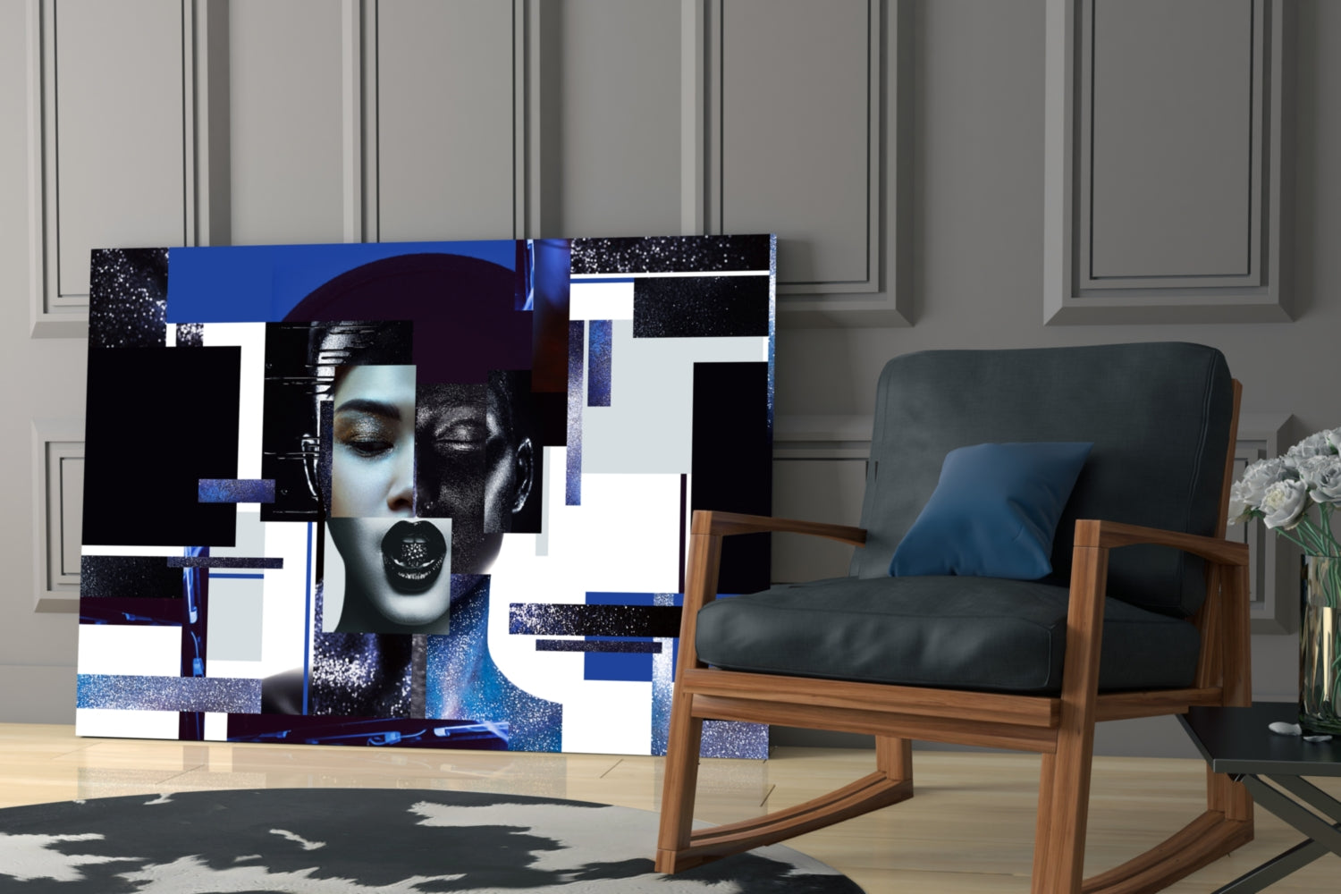 Insigneart USA Insigneart USA Effect Woman Glass Wall Art