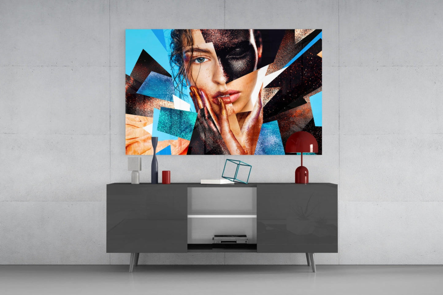 Insigneart USA Insigneart USA Effect Woman Glass Wall Art