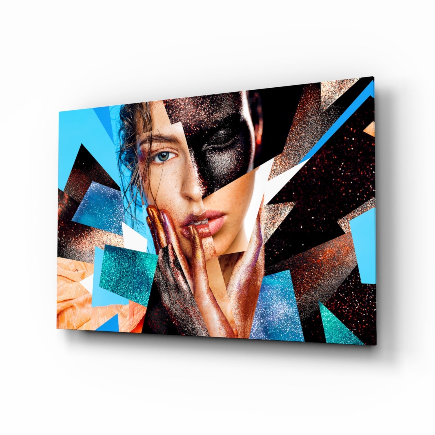 Insigneart USA Insigneart USA Effect Woman Glass Wall Art