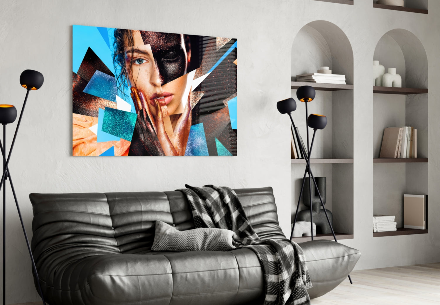 Insigneart USA Insigneart USA Effect Woman Glass Wall Art