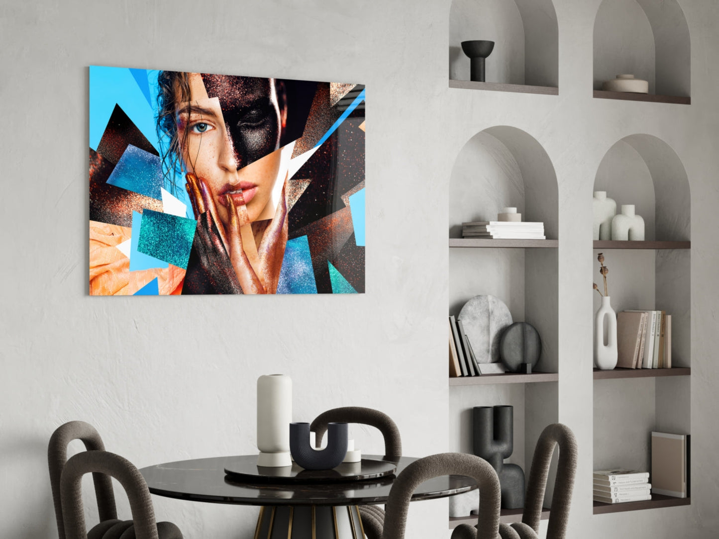 Insigneart USA Insigneart USA Effect Woman Glass Wall Art