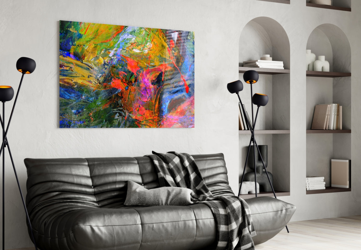 Insigneart USA Insigneart USA Color Explosion Glass Wall Art