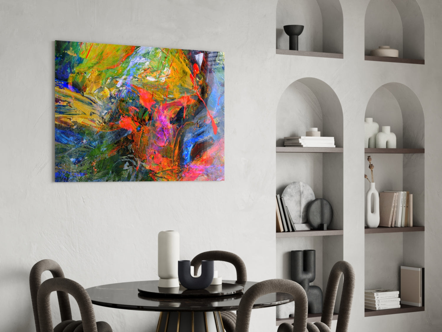 Insigneart USA Insigneart USA Color Explosion Glass Wall Art