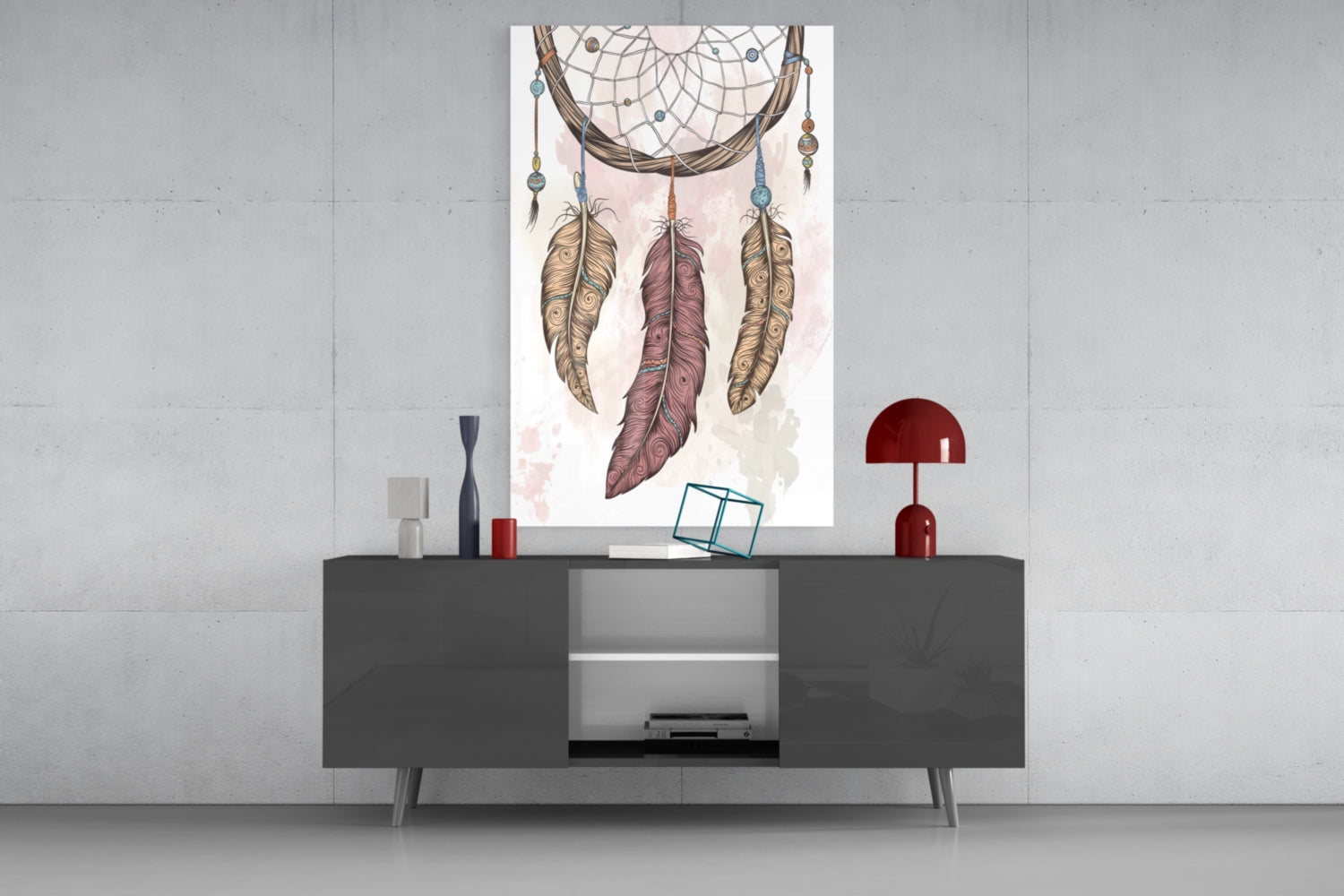 Insigneart USA Insigneart USA Dreamcatcher Glass Wall Art