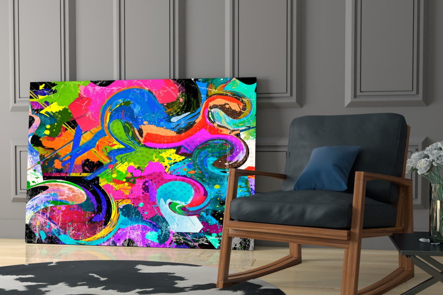 Insigneart USA Insigneart USA Ebruli Glass Wall Art