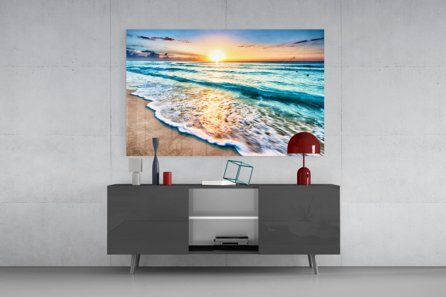 Insigneart USA Insigneart USA Sunset Glass Wall Art