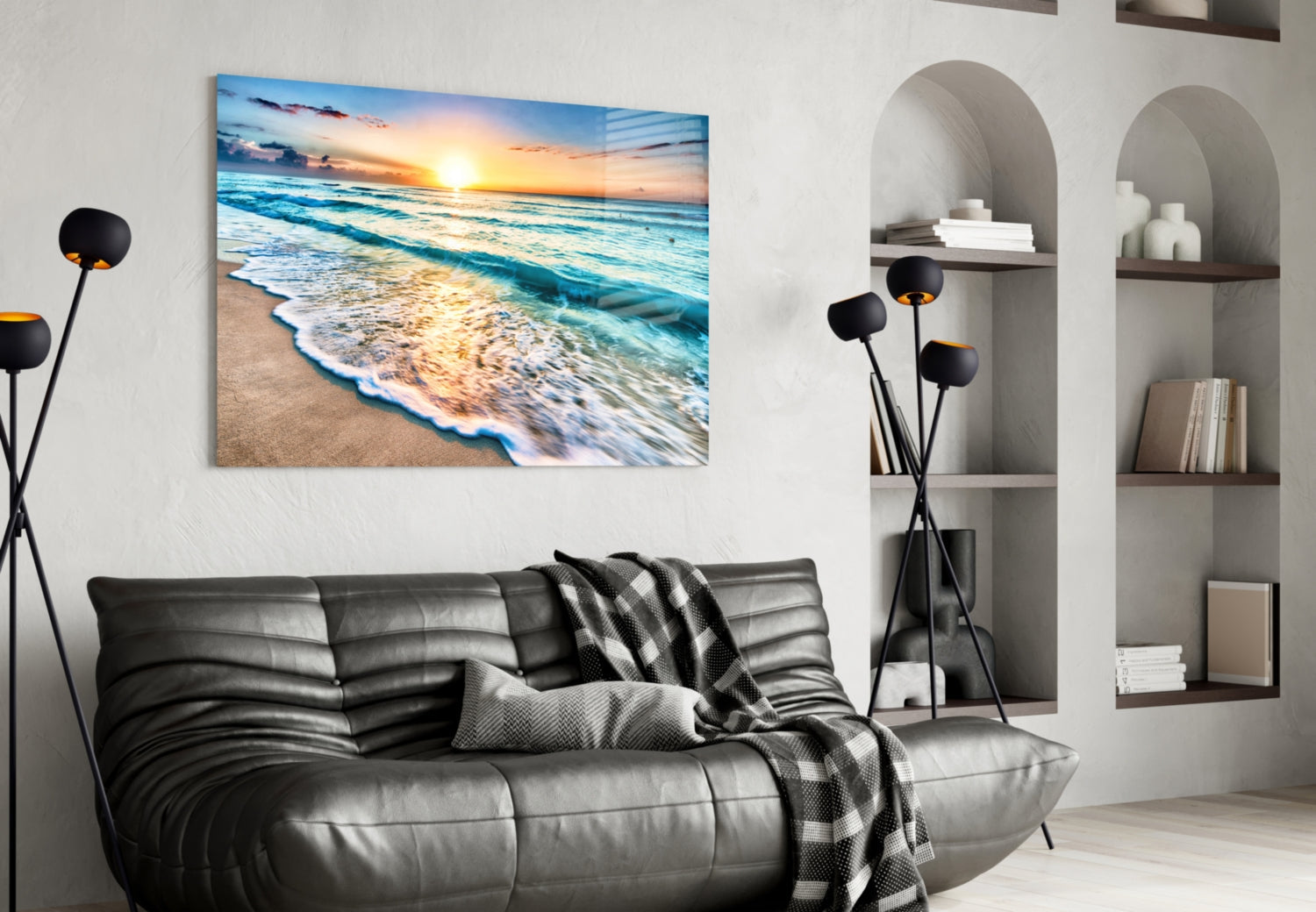 Insigneart USA Insigneart USA Sunset Glass Wall Art
