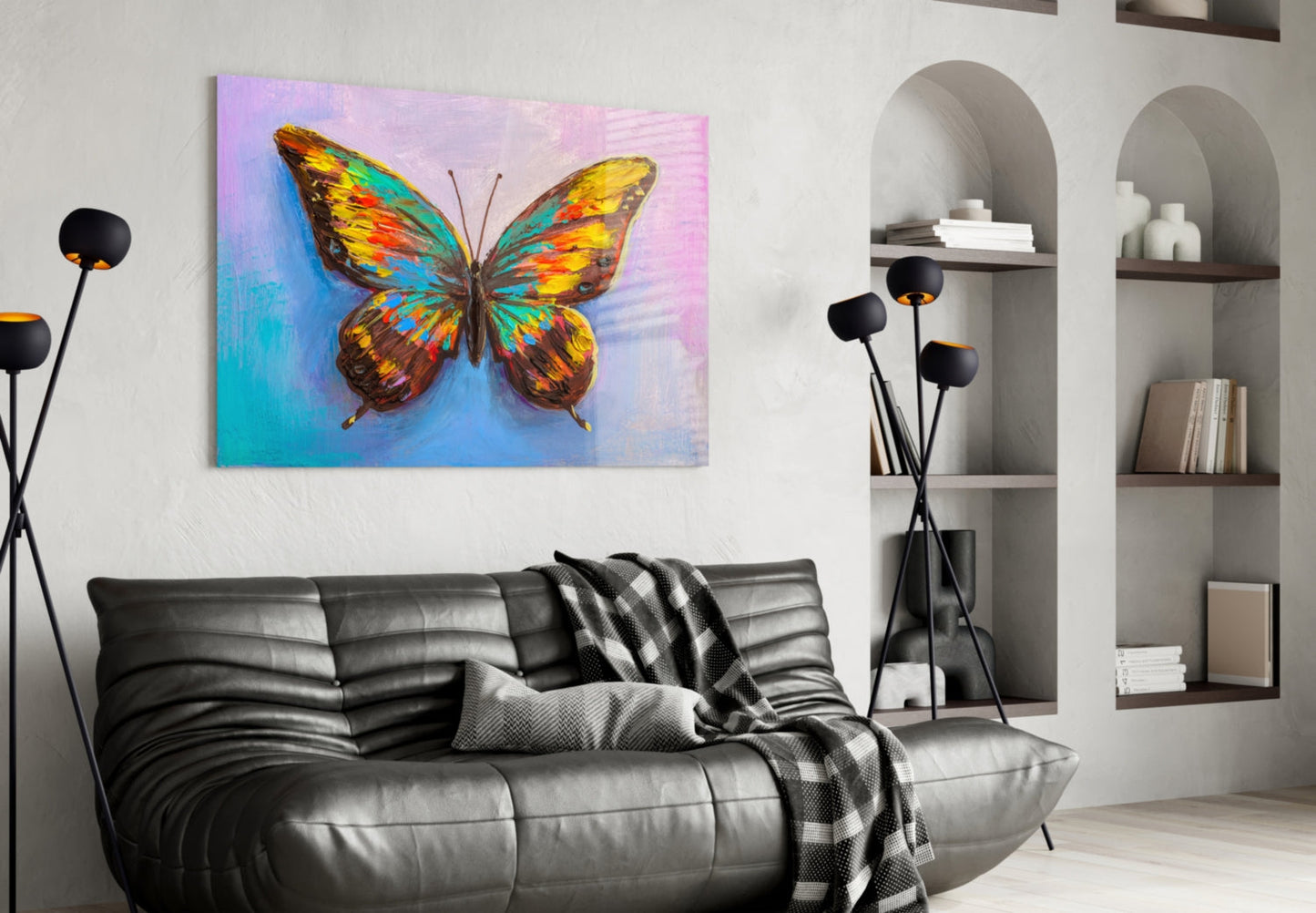 Insigneart USA Insigneart USA Butterfly Glass Wall Art