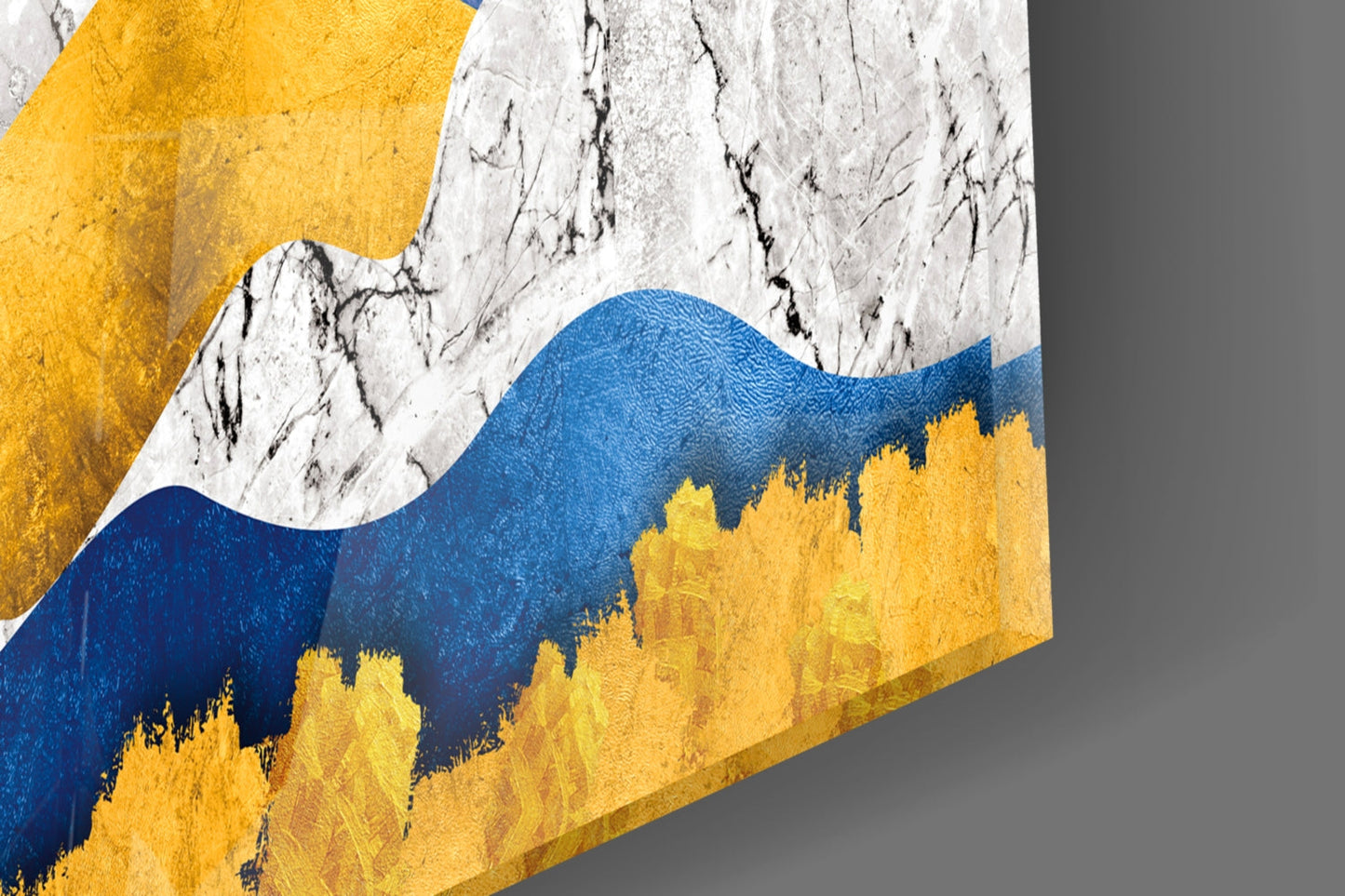 Insigneart USA Insigneart USA Colorful Mountains Glass Wall Art