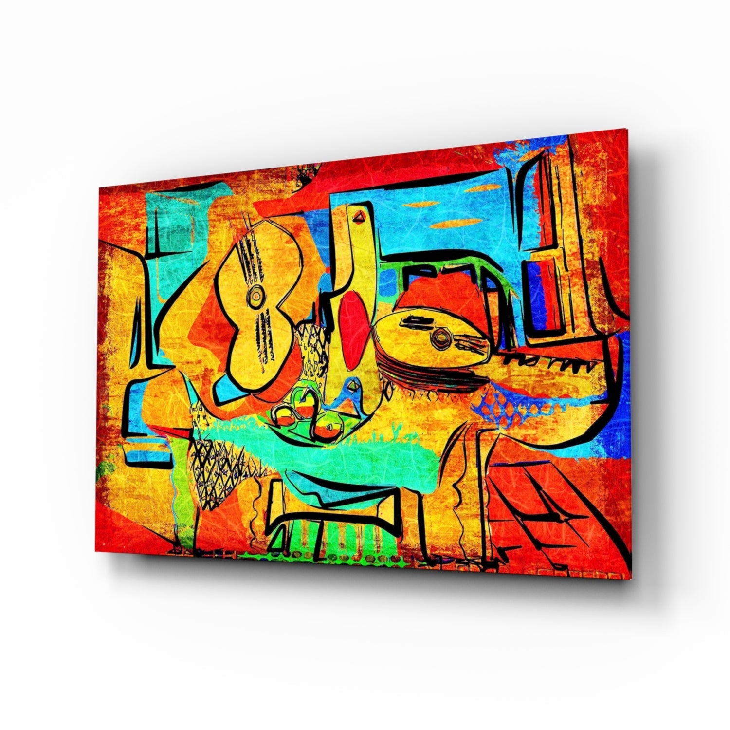 Insigneart USA Insigneart USA Abstract Cello Glass Wall Art