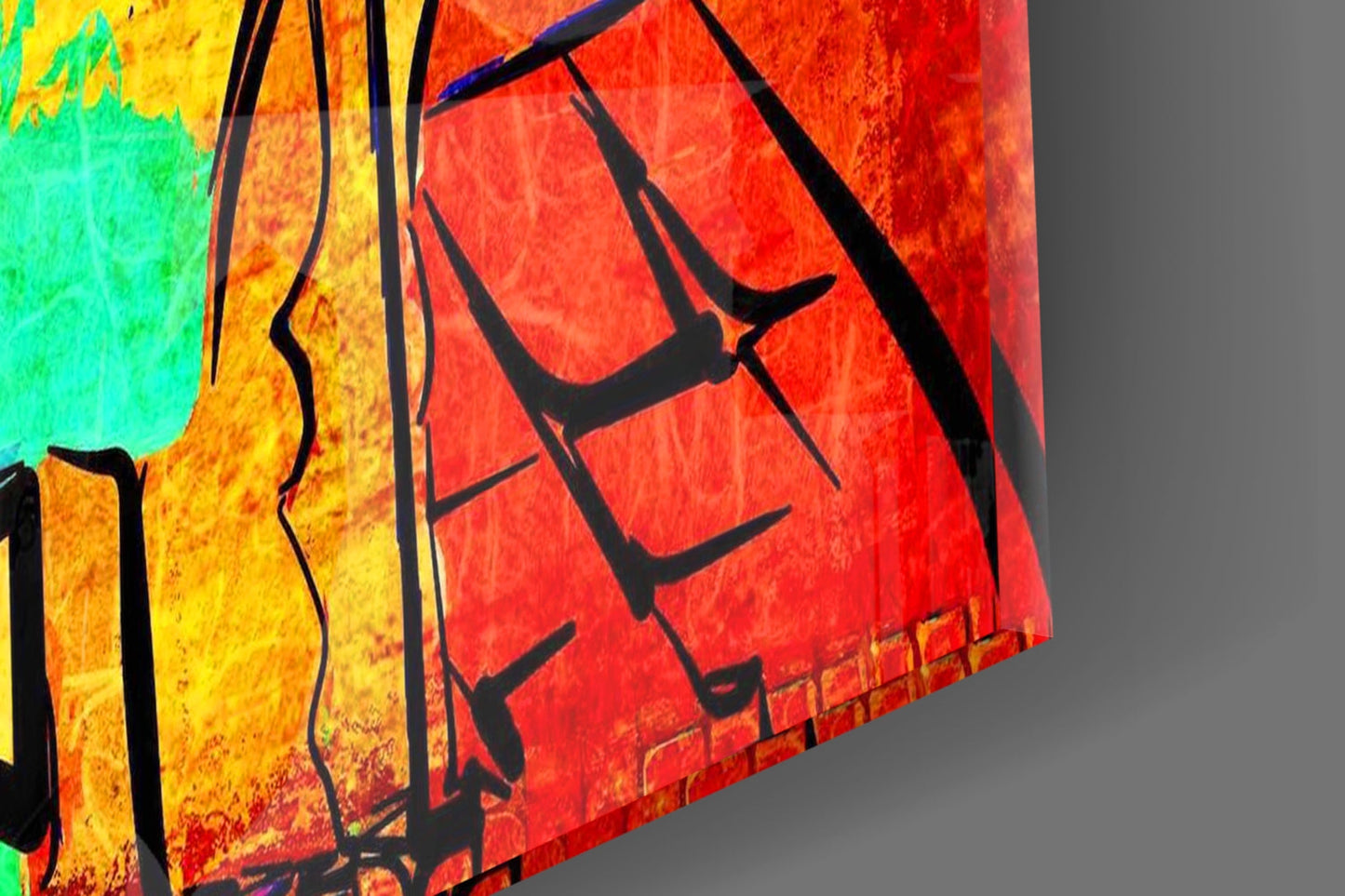 Insigneart USA Insigneart USA Abstract Cello Glass Wall Art