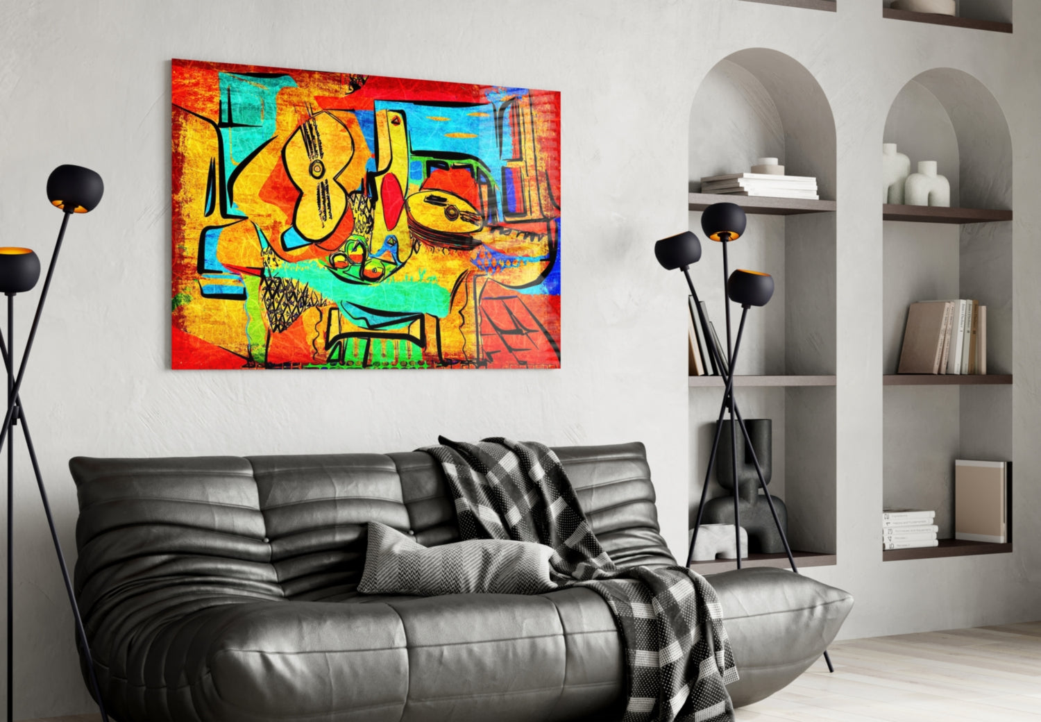 Insigneart USA Insigneart USA Abstract Cello Glass Wall Art