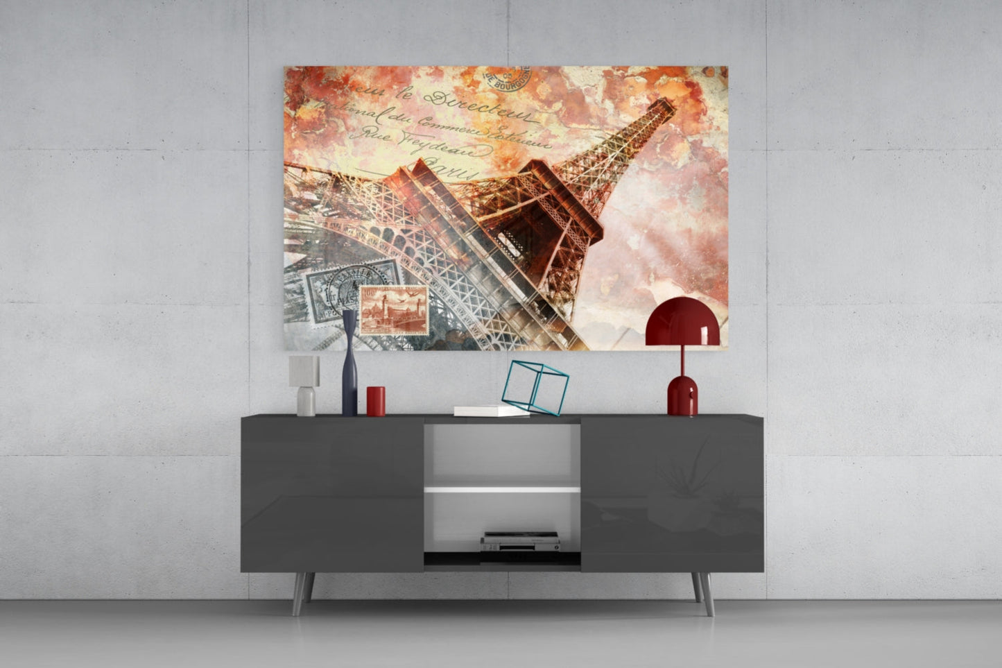 Insigneart USA Insigneart USA Eiffel Glass Wall Art
