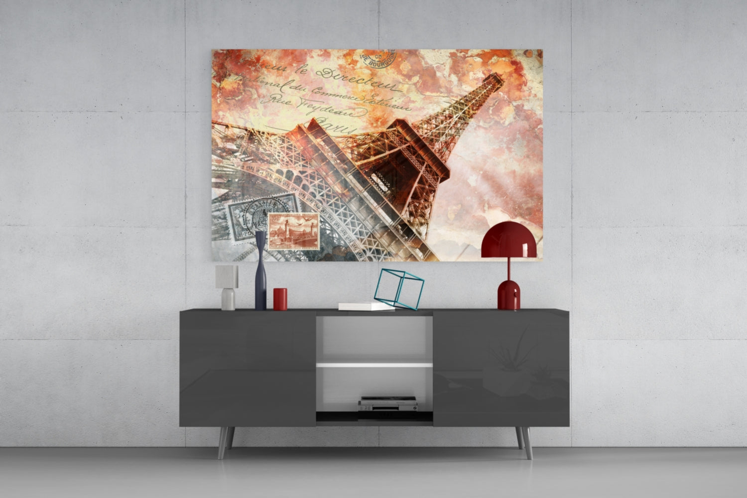 Insigneart USA Insigneart USA Eiffel Glass Wall Art