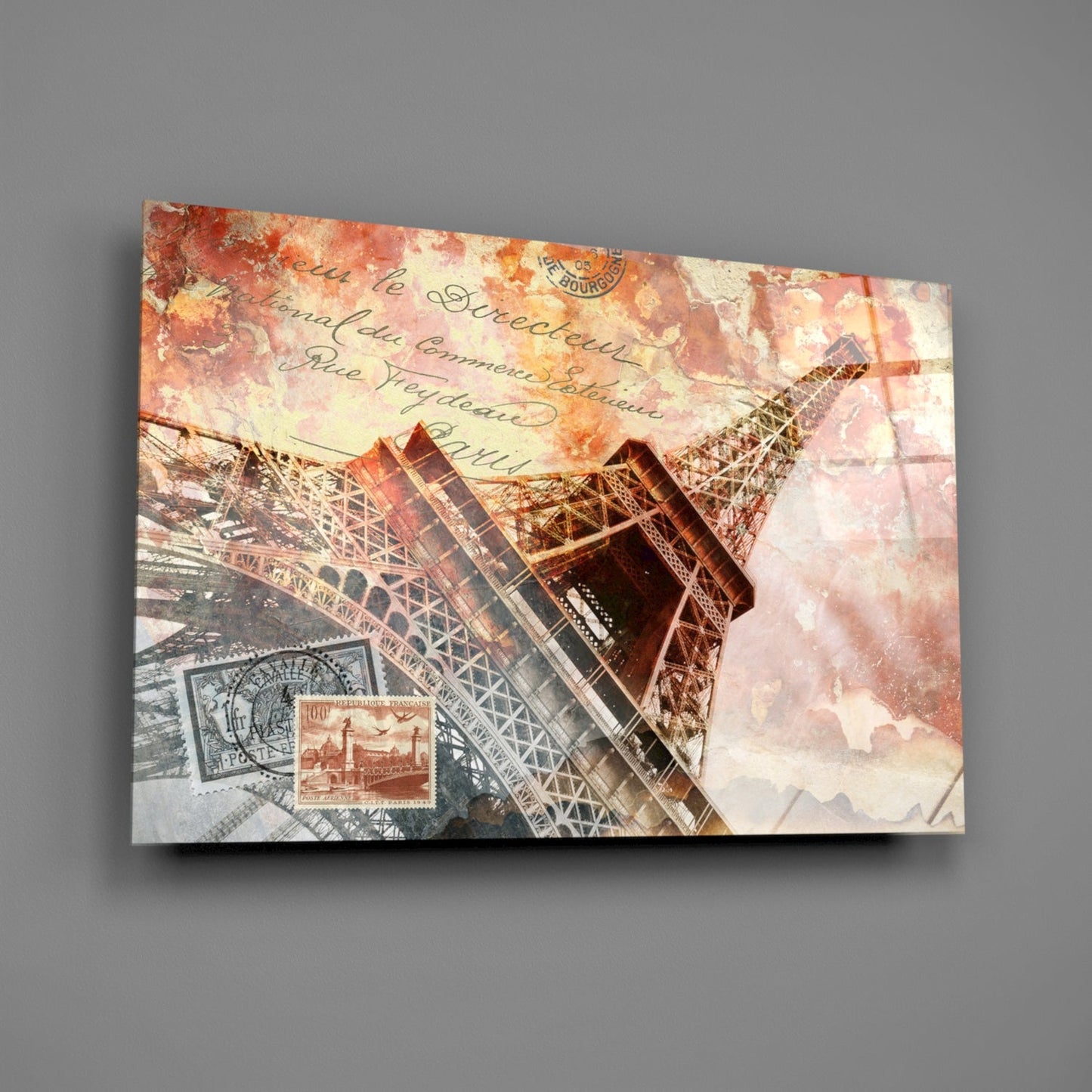 Insigneart USA Insigneart USA Eiffel Glass Wall Art
