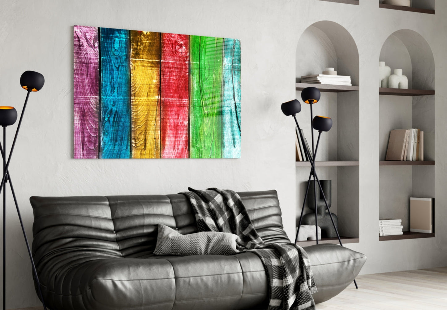 Insigneart USA Insigneart USA Colored Wood Glass Wall Art