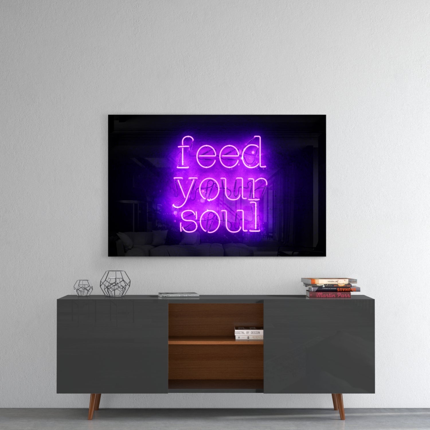 Insigneart USA Insigneart USA “Feed Your Soul” Glass Wall Art
