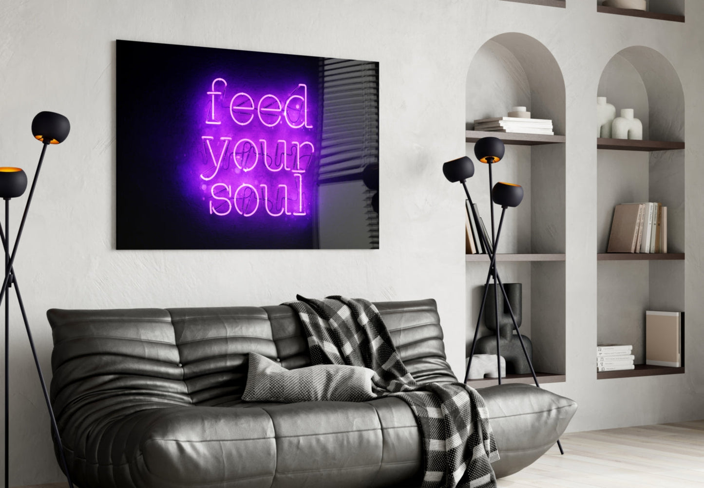Insigneart USA Insigneart USA “Feed Your Soul” Glass Wall Art