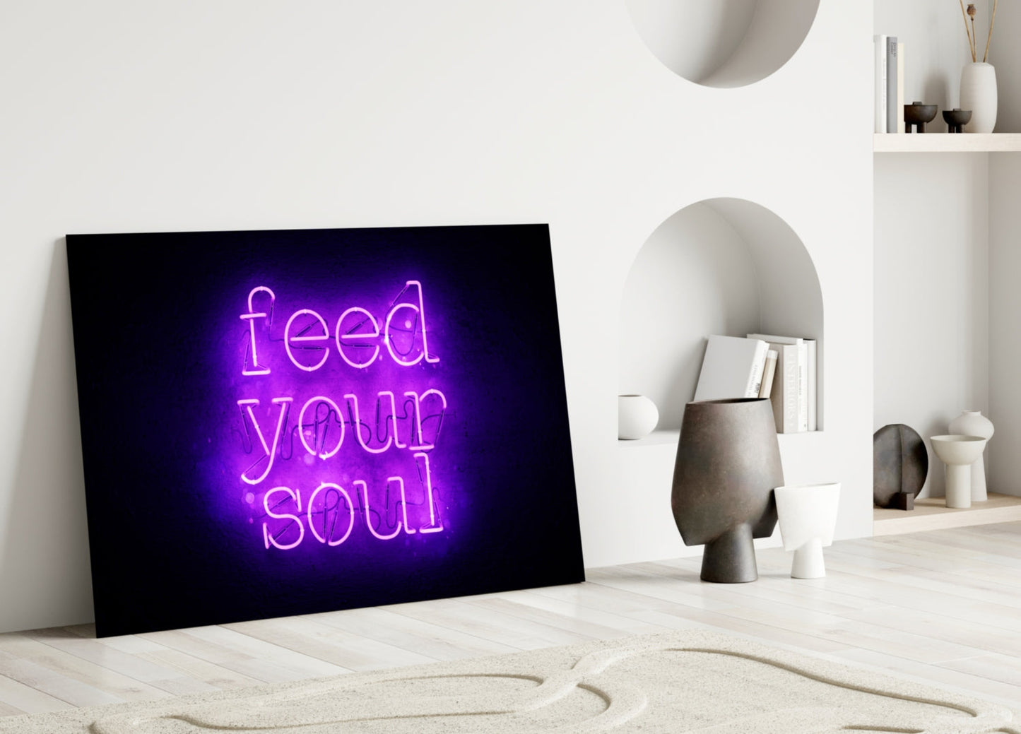 Insigneart USA Insigneart USA “Feed Your Soul” Glass Wall Art
