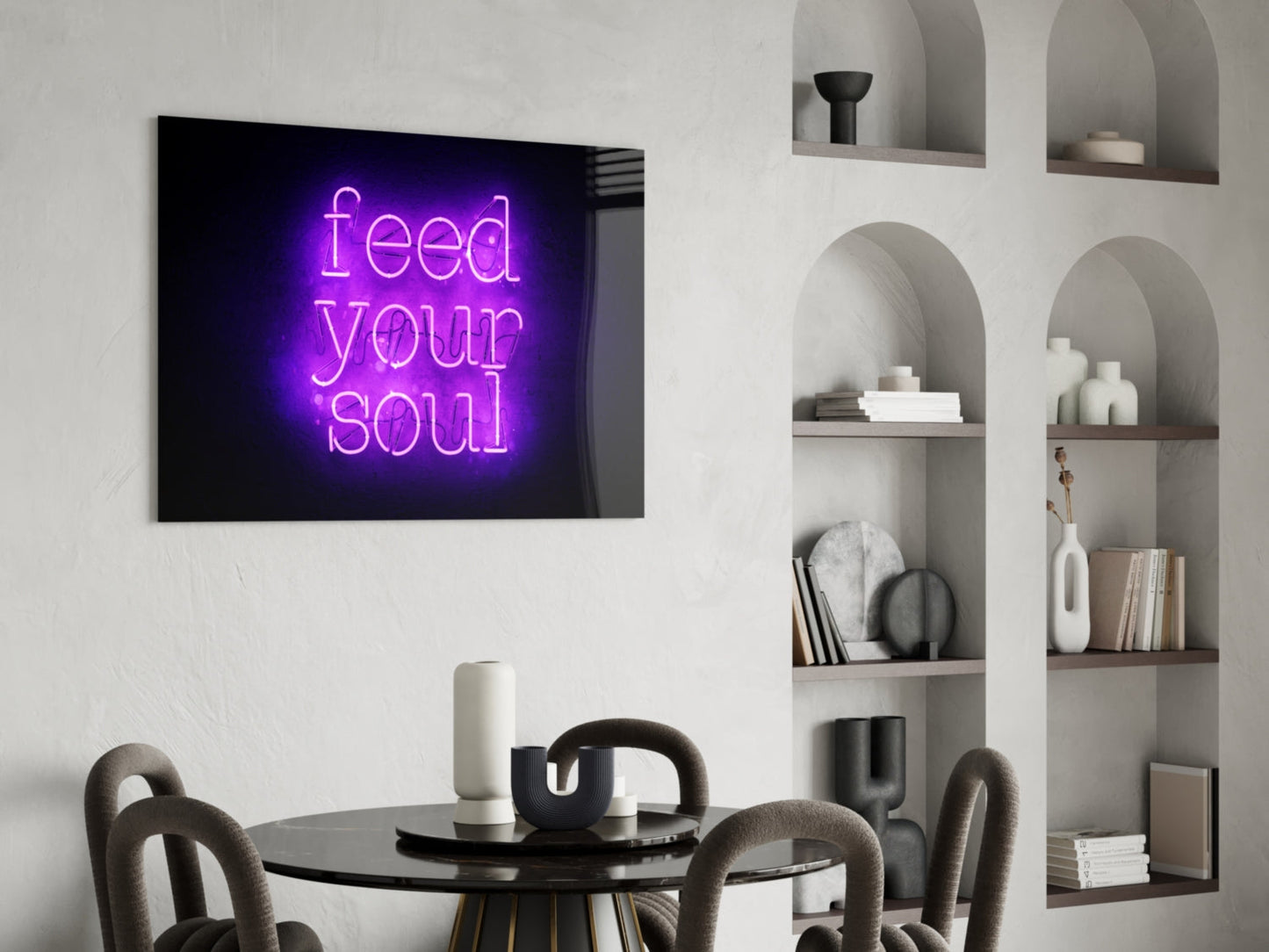 Insigneart USA Insigneart USA “Feed Your Soul” Glass Wall Art