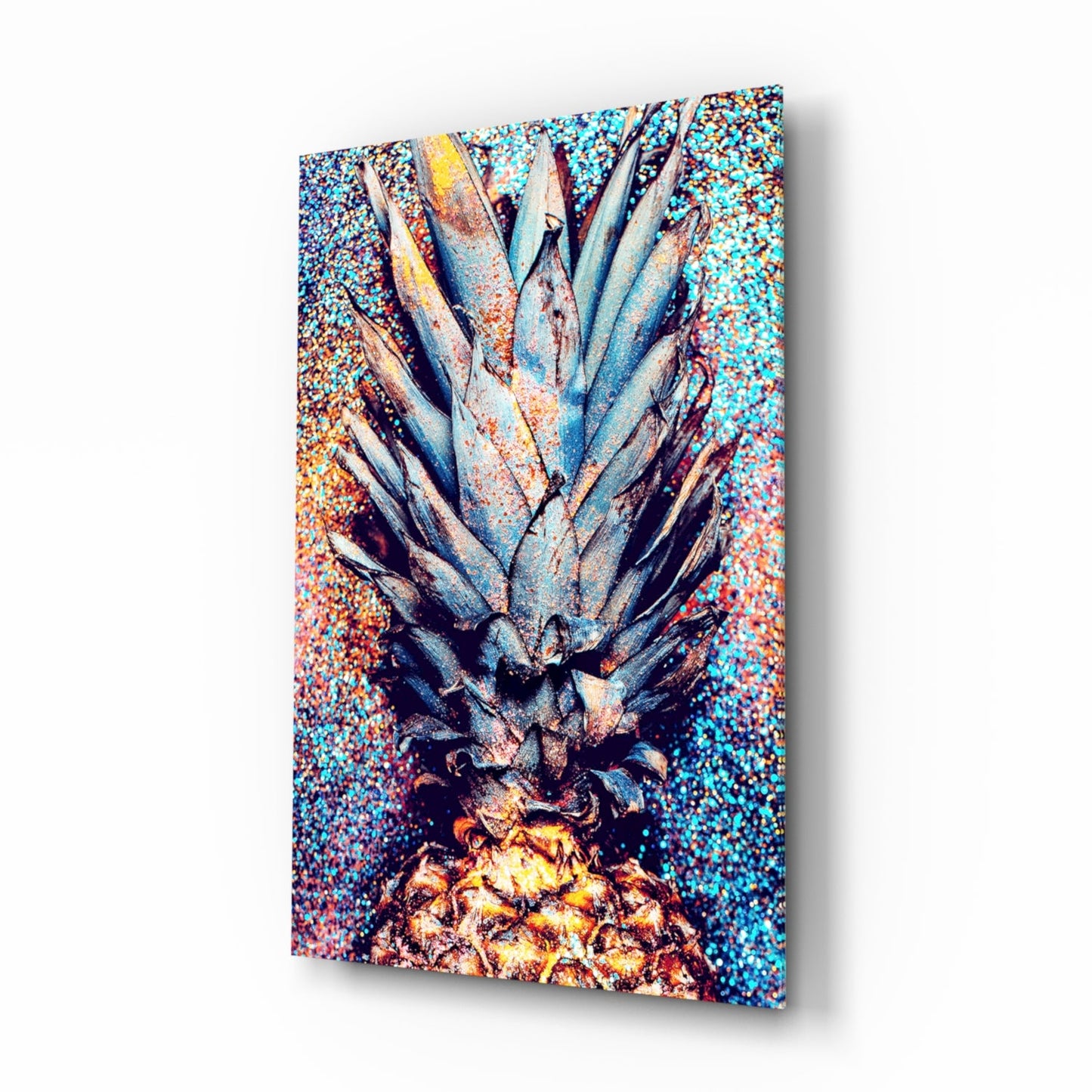 Insigneart USA Insigneart USA Colored Pineapple Glass Wall Art