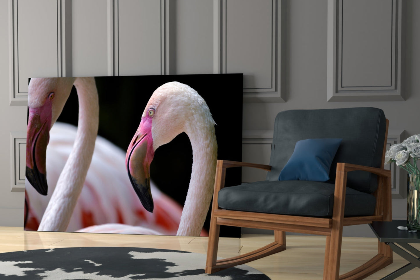 Insigneart USA Insigneart USA Flamingo Glass Wall Art