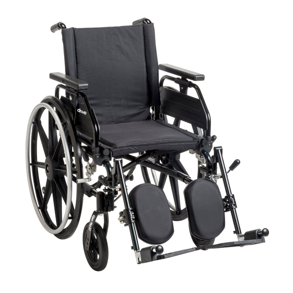 Viper Plus GT Wheelchair with Universal Armrests, Elevating Legrests, 22" Seat RIO Medical Supplies