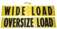 OVERSIZE LOAD / WIDE LOAD SIGN Reversible Banner 84" x 18" | OLWL RatchetStrap.Com
