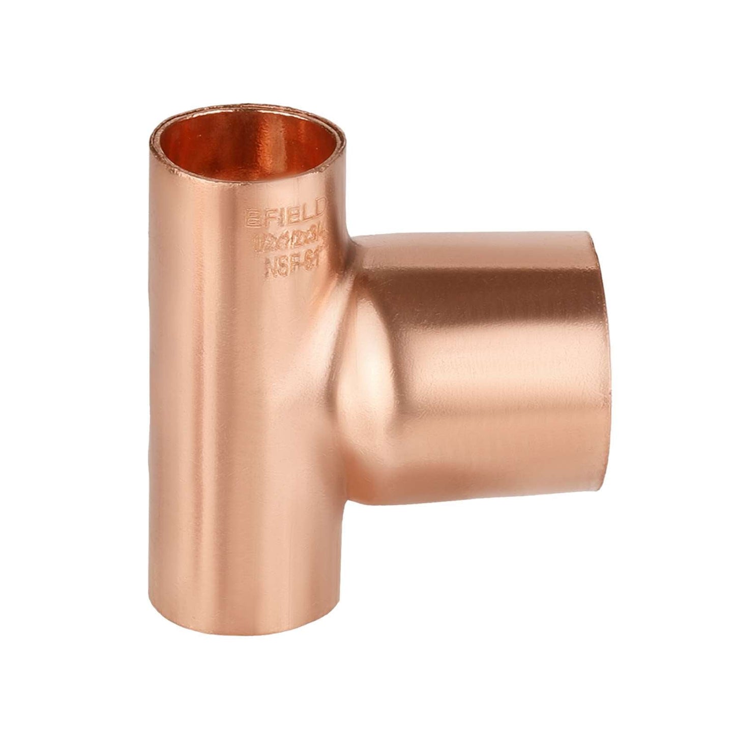 30 Pcs 1/2" X 1/2" X 3/4" Copper Reducing Tee at Wholesale Price