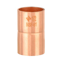 10 Pcs 1-1/4" Copper Coupling With Rolled Stop at Wholesale Price