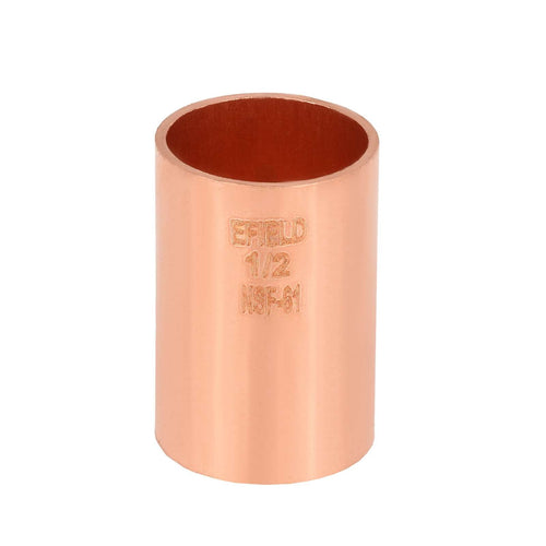 1/2" Copper Coupling, No Stop Plumbingsell