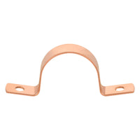 1-1/2" Copper Pipe Straps, Two Hole Plumbingsell