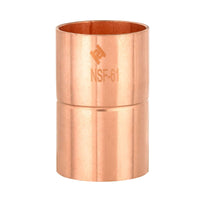 2" Copper Coupling With Rolled Stop Plumbingsell