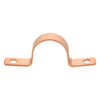 1-1/4" Copper Pipe Straps, Two Hole Plumbingsell
