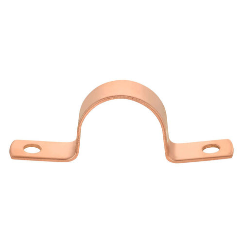 1-1/4" Copper Pipe Straps, Two Hole Plumbingsell