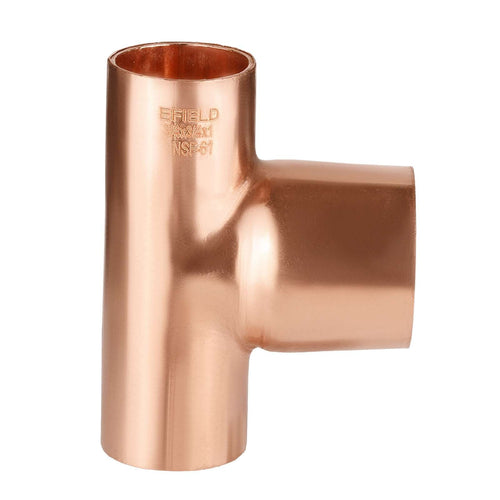3/4" X 3/4" X 1" Copper Reducing Tee Plumbingsell