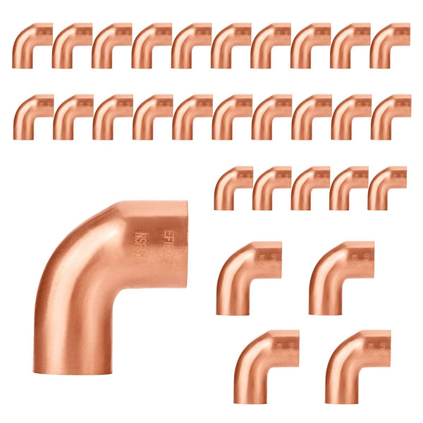 30 Pcs 1/2" FTG x Copper 90° Street Elbow at Wholesale Price