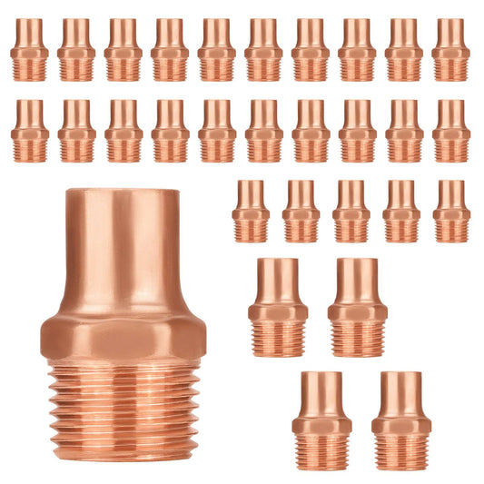 30 Pcs 1-1/2" C X MNPT Copper Male Adapter at Wholesale Price