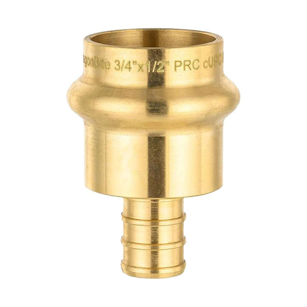 1/2" Copper Press x 3/4" PEX Expansion Brass Adapter (Lead Free)
