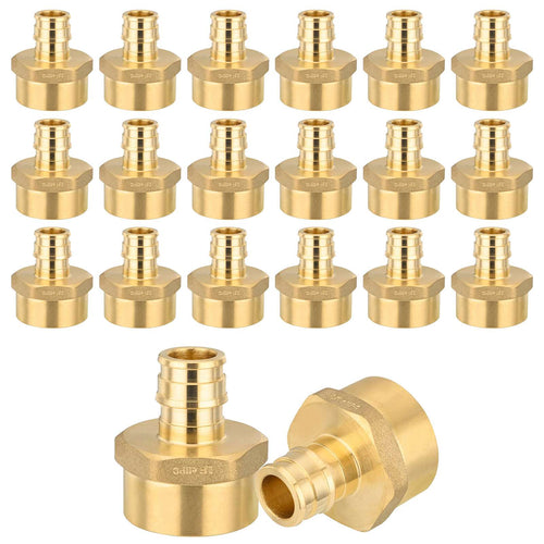 30 Pcs PEX A Expansion 1/2" PEX x 1/2" Female Threaded F1960 Adapter Wholesale