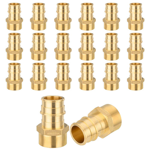 30 Pcs PEX A Expansion 1/2" PEX x 1/2" Female Threaded F1960 Adapter Wholesale