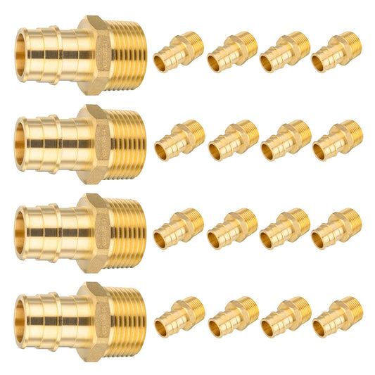30 Pcs PEX A Expansion 3/4" PEX x 3/4" Male Threaded F1960 Adapter Wholesale